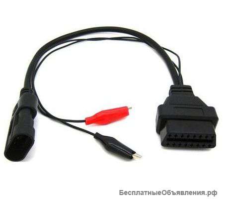 Переходник Fiat 3 Pin (OBD1 3 Pin - OBD2 16 Pin)