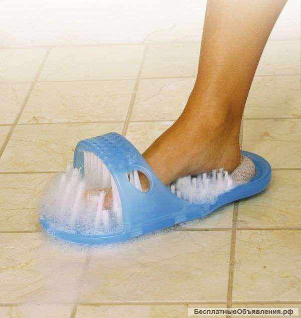 Тапки для мытья и массажа ступней ног EASY FEET (Изи Фит)