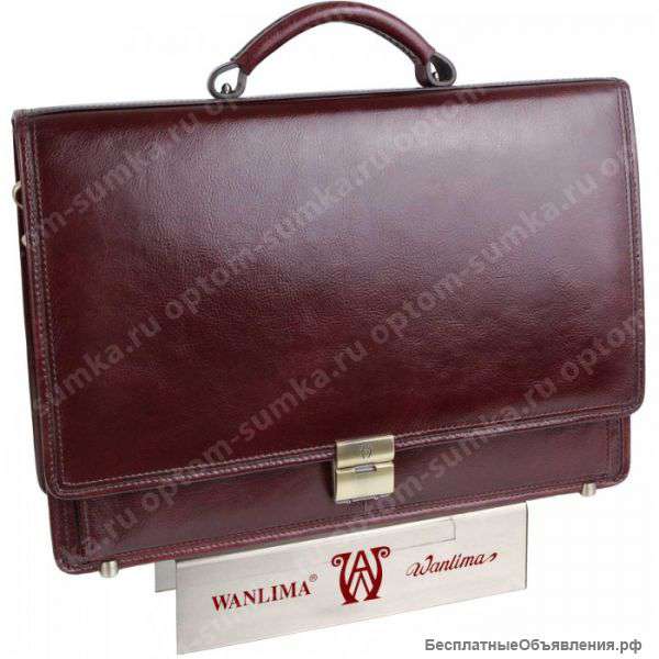 Портфель Wanlima 4900035 натуральная кожа