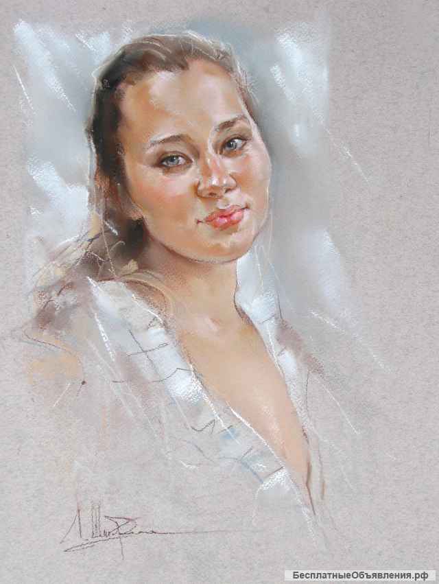 Портрет пастелью на заказ