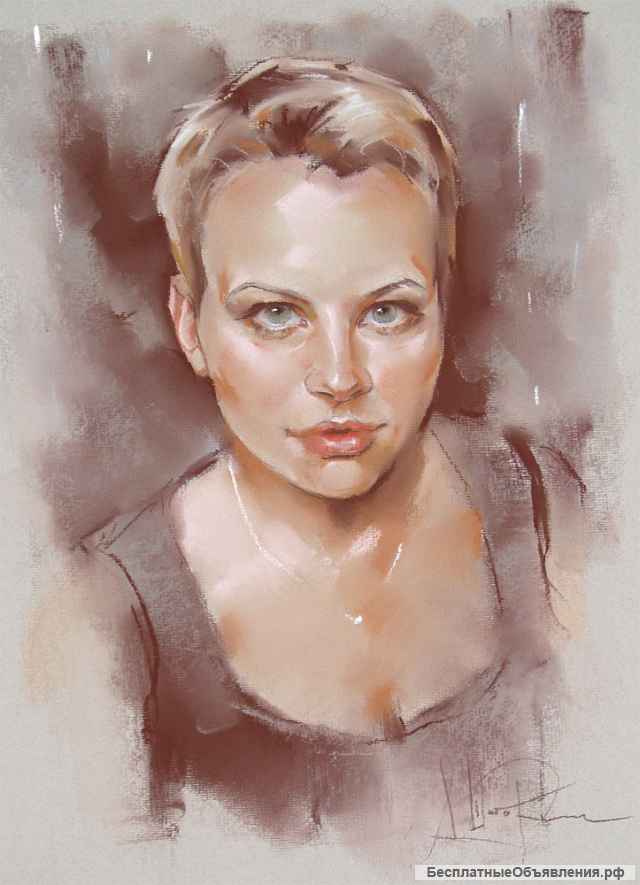 Портрет пастелью на заказ