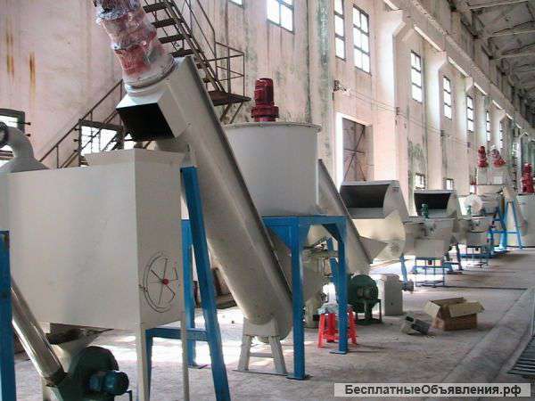 Оборудование для переработки полимерных отходов производства и мусора со свалок