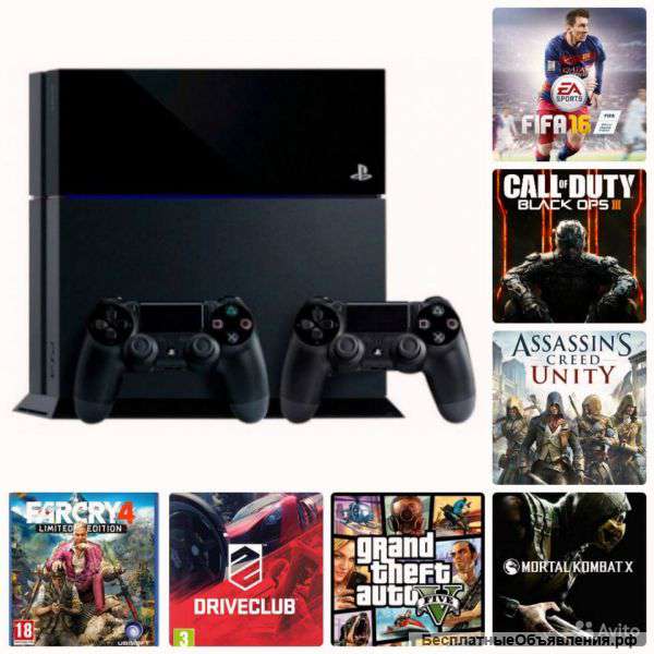 Аренда PlayStation 4 (PS4)