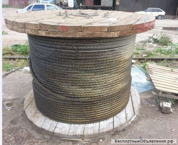 Талевый канат ф28 металлический сердечник ГОСТ 16853-88