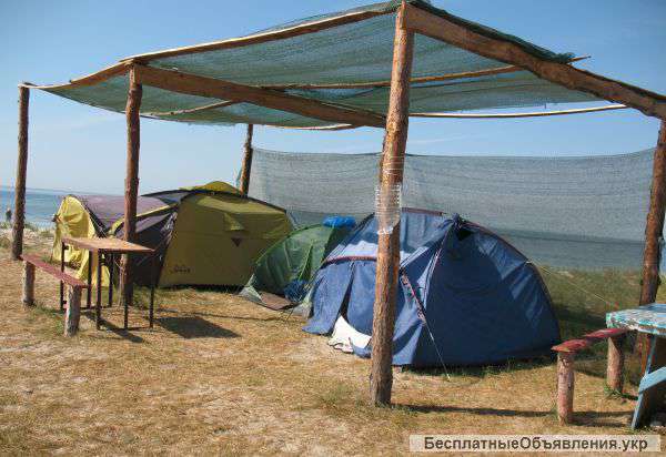 Отдых на черном море в палатках