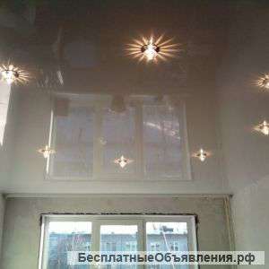 Натяжные потолки и стены