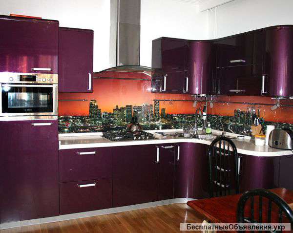 Глянцевые кухни на заказ