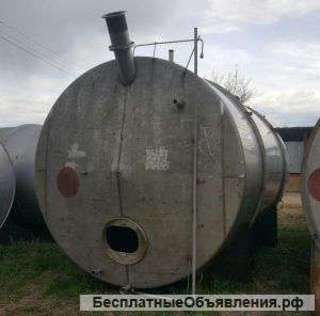 Ёмкость нержавеющая,объем -32 куб.м.,горизонтальная