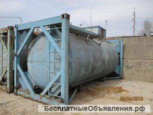 Емкость нержавеющая,объем -20 куб.м.,танк контейнер.