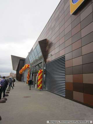 Фасадные панели (кассеты) из алюминия и стали