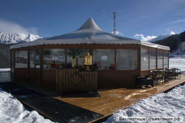 Изготовление и продажа сборно-разборных шатров для кафе и ресторанов