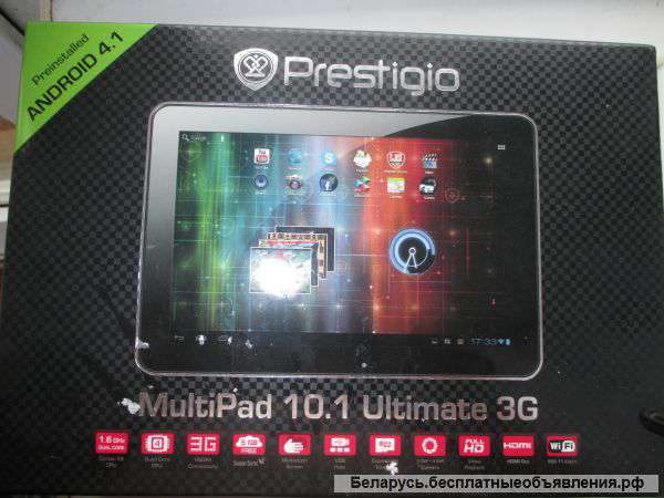 Планшет Prestigio MultiPad 10.1 Ultimate 3G