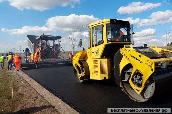 Асфальтирование дороги благоустройство территории