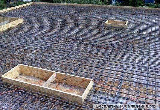 Бетонные работы. фундамент-цоколь. лестницы.