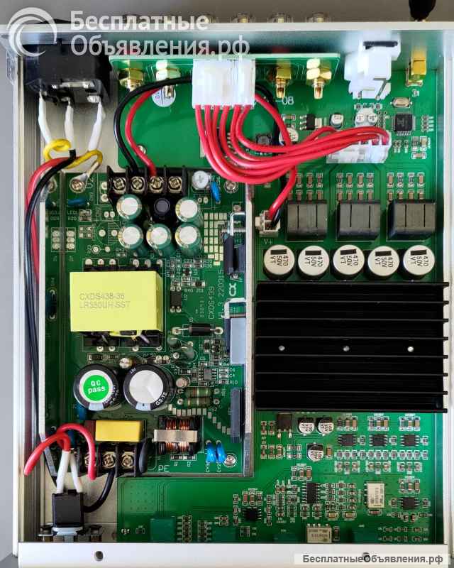 Усилитель класса D на 2-х TPA3255 2,1-канальный Upgrade SILVER Bluetooth 5 NJM2068D OPA4134UA НОВЫЙ