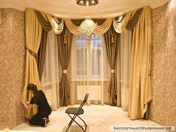 Шторы, карнизы для гостиниц и ресторанов