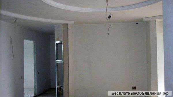 Штукатурка, шпаклевка, покраска, обои