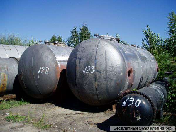 Емкость сборник резервуар 63м3; 50м3; 40м3 25м3; 10м3; 6,3м3; 3,2м3; 2м3 н/ж