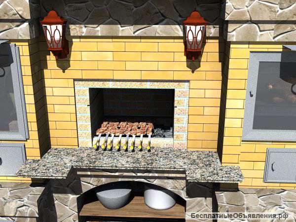 Барбекю.Три в одном.