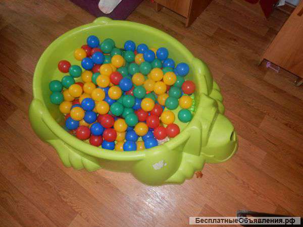 Детский бассейн с шарами