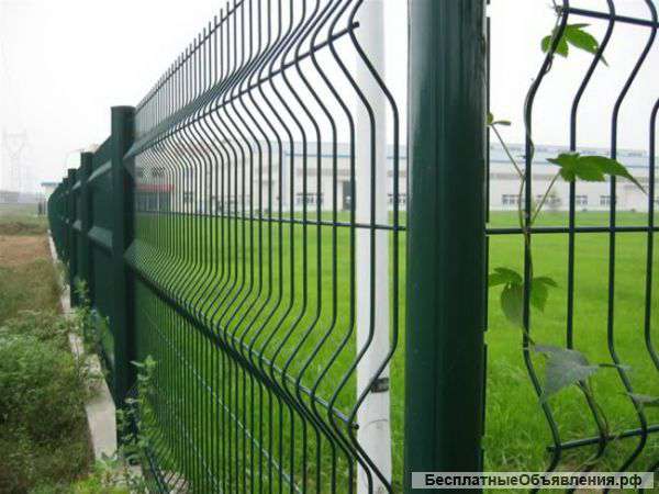 3D забор, 3Д сварная панель 2230x2500x4мм Цинк