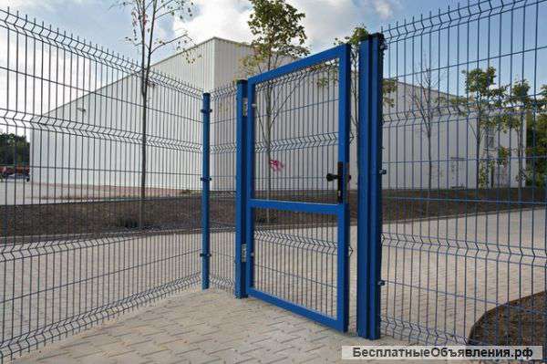 Калитка из сварной 3Д панели 1000x800x4мм RAL