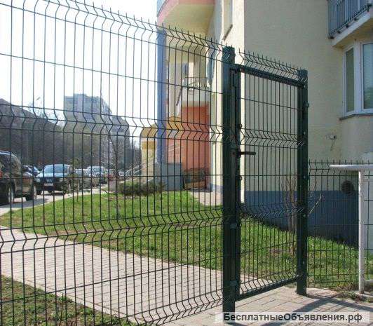Калитка из сварной 3Д панели 2030x1000x4мм RAL