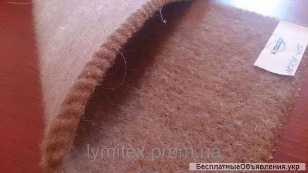 Нетканый полотна из шерсти, льна, хлопка