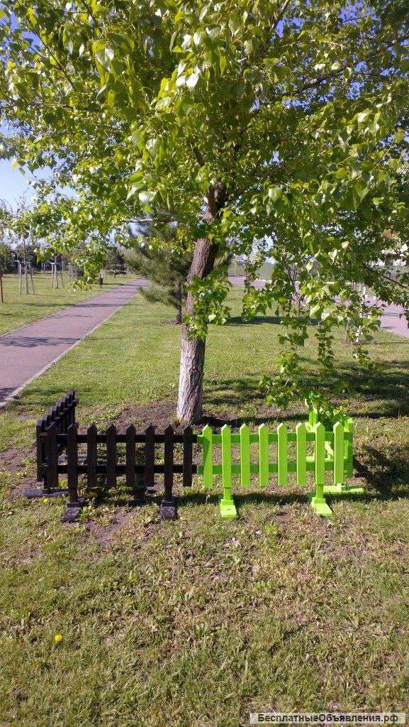 Забор декоративный, пластиковый, секция 1030*400 мм