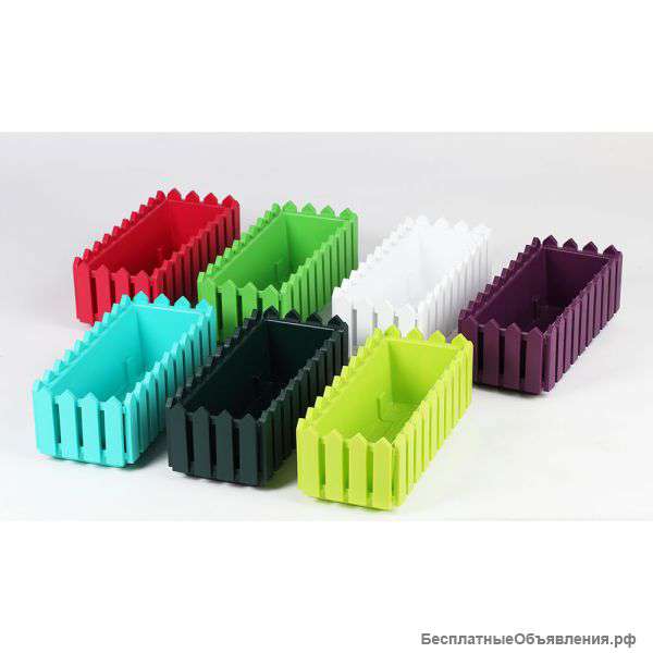 Прямоугольное цветочное, декоративное кашпо 160Х192Х470 мм