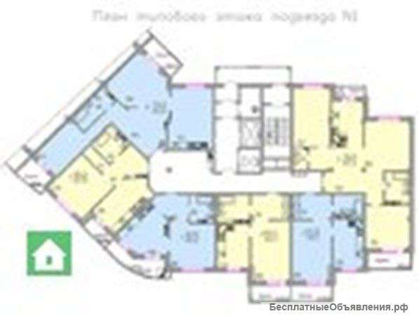 2 комн. Мужества,16