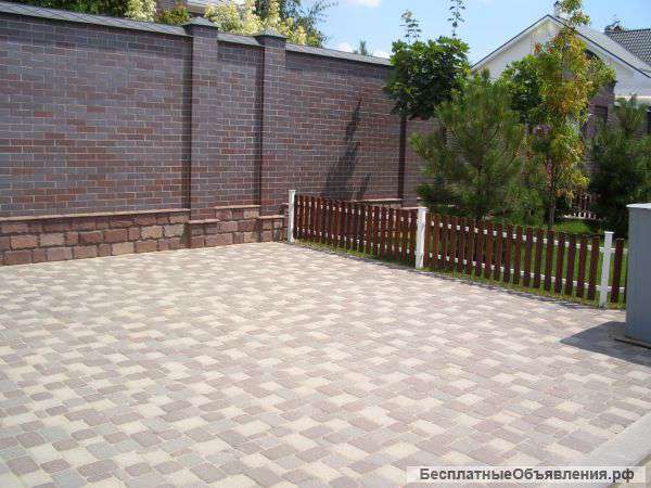 Укладка тротуарной плитки