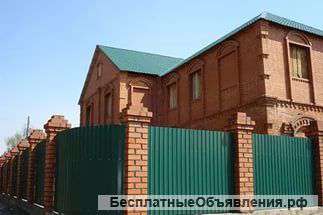 Установка заборов из профнастила и сетки рабица