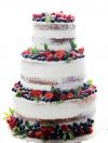 Свадебный торт Naked cake ( с клубникой)