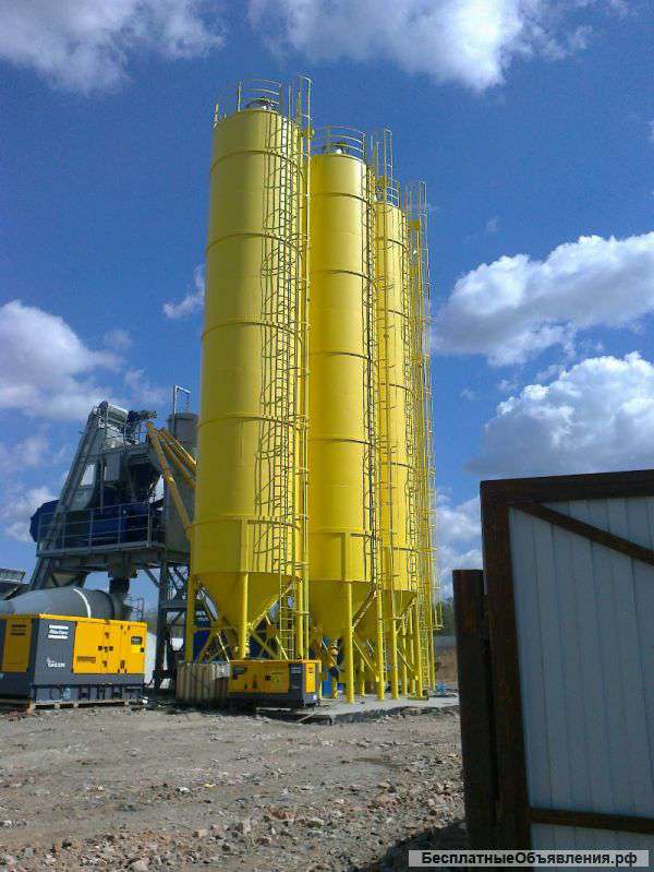 Стальные силосы для цемента 75 тонн