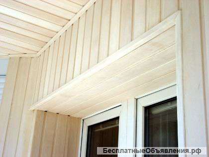 Отделка лоджий балконов панелями сайдингом