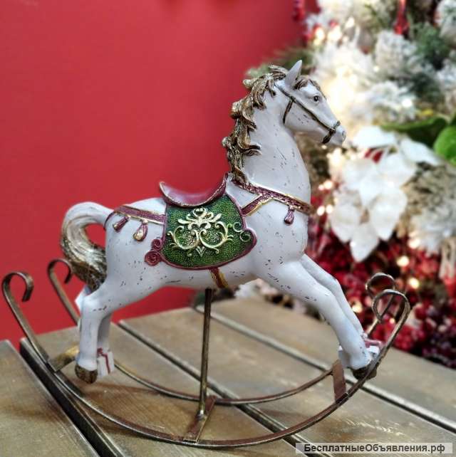 Лошадка качалка винтажный стиль