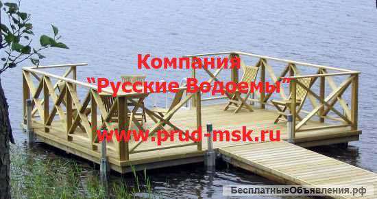 Укрепление берега пруда, реки, водоема