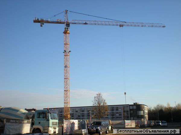 Аренда полностью исправного башенного крана Liebherr 132 (Москва)