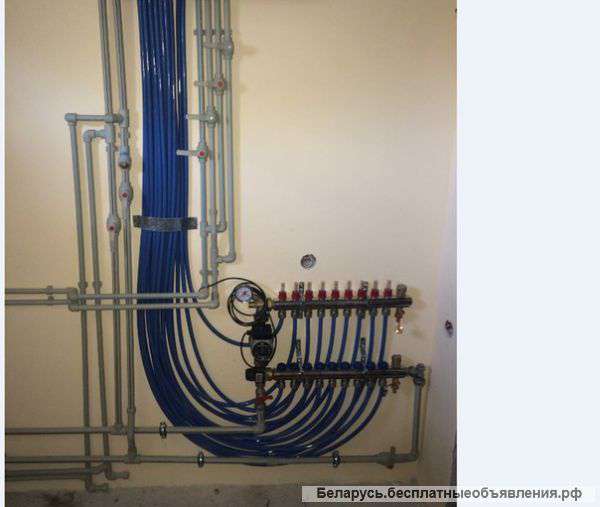 Монтаж внутренних отопительных систем под ключ