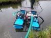 Миниземснаряд. очистка от ила дноуглубление малых водоемов берегов рек