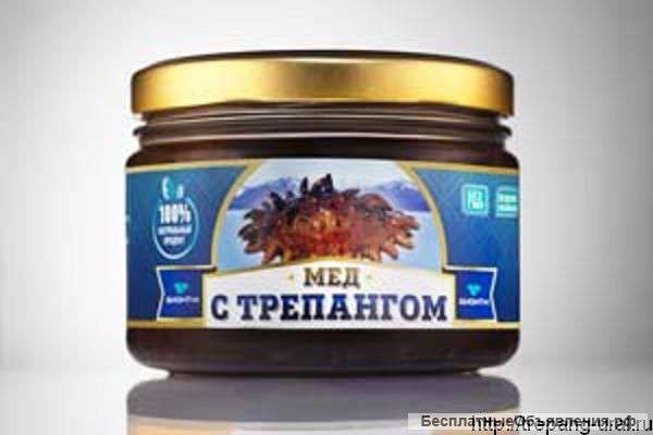 Трепанг с медом (морским огурцом) натуральный продукт от производителя