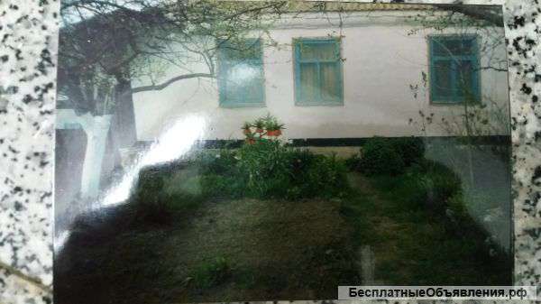 Участок с постройками