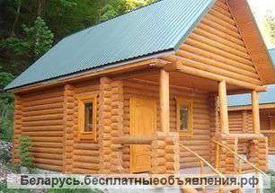Срубы домов бань