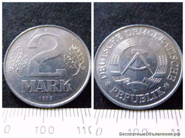 Германия, 2 марки 1975