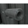 Сетка сварная черная в рулонах