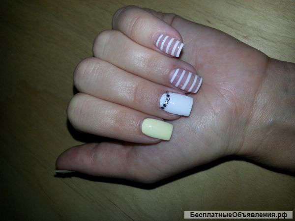 Наращивание ногтей, шеллак, маникюр