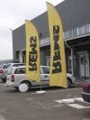 Флагшток парус, виндер, телескопический флагшток, мобильный флагшток