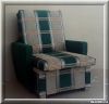 Кресло выкатного типа "Шенилл зеленая клетка" 70 см Обновлено 06.06.2016