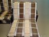 Кресло выкатное "Шенилл темно-коричневый" с узкими подлокотниками